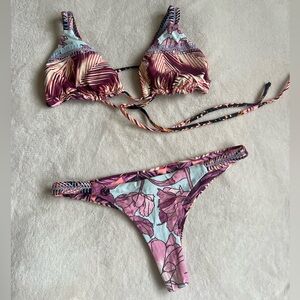MAAJI Bristle Gardens Top and Bottom Bikini Set